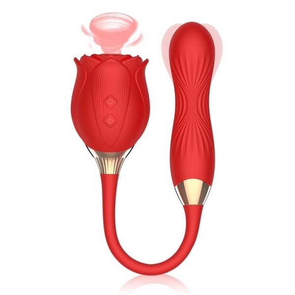 Stimulateur de clitoris avec aspiration et vibration
